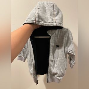 Burberry reversible zip up hoodie